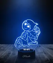 Lampka LED 3D Plexido Bajka W Głowie Się Nie Mieści Emocja Joy I Smutek - 1