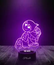 Lampka LED 3D Plexido Bajka W Głowie Się Nie Mieści Emocja Joy I Smutek - 3