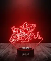 Lampka LED 3D Plexido Bajka W Głowie Się Nie Mieści Emocje - 2