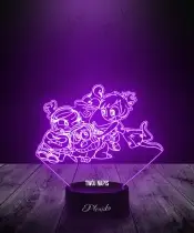 Lampka LED 3D Plexido Bajka W Głowie Się Nie Mieści Emocje - 3
