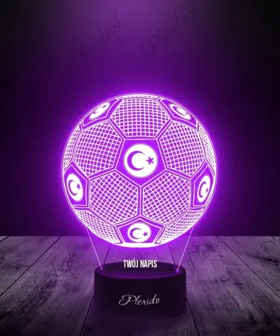 Lampka LED 3D Plexido Piłka Nożna Reprezentacja Turcja - 1