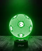 Lampka LED 3D Plexido Piłka Nożna Reprezentacja Turcja - 2