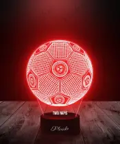 Lampka LED 3D Plexido Piłka Nożna Reprezentacja Rumunia - 3
