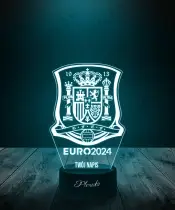 Lampka LED 3D Plexido Piłka Nożna Reprezentacja Hiszpania Euro 2024 - 2