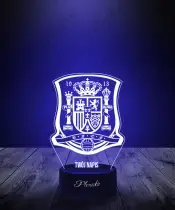 Lampka LED 3D Plexido Piłka Nożna Reprezentacja Hiszpania - 1