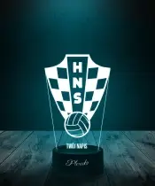 Lampka LED 3D Plexido Piłka Nożna Reprezentacja Chorwacja - 2