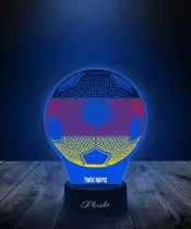 Lampka LED 3D Plexido z Nadrukiem Piłka Nożna Niemcy Flaga Euro - 2