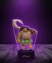 Lampka LED 3D Plexido z Nadrukiem Bajka Vaiana Maui - 2