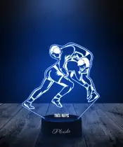 Lampka LED 3D Plexido Igrzyska Olimpijskie Dyscyplina Wrestling Sport - 1