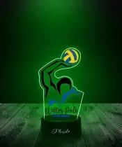 Lampka LED 3D Plexido z Nadrukiem Igrzyska Olimpijskie Water Polo