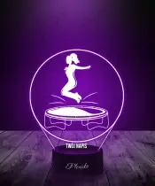 Lampka LED 3D Plexido Igrzyska Olimpijskie Dyscyplina Trampolina Sport - 2