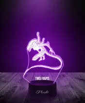 Lampka LED 3D Plexido Romulus Obcy - 2