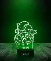 Lampka LED 3D Plexido Bajka Gra Sonic Postać