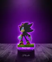 Lampka LED 3D Plexido z Nadrukiem Bajka Gra Sonic Postać - 2