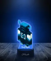 Lampka LED Plexido z Nadrukiem Gra Minecraft Warden - 2