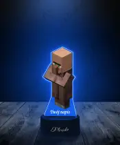 Lampka LED Plexido z Nadrukiem Gra Minecraft Villager - 2