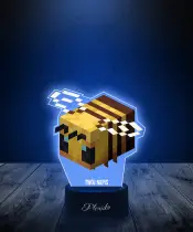 Lampka LED Plexido z Nadrukiem Gra Minecraft Pszczoła - 2