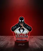 Lampka LED 3D Plexido z Nadrukiem Film Venom Marvel