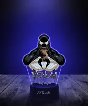 Lampka LED 3D Plexido z Nadrukiem Film Venom Marvel