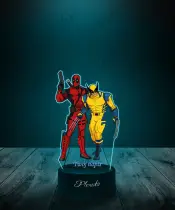 copy of 3D-Plexido-LED-Lampe mit Game of Thrones Dragon Alicent-Aufdruck - 2
