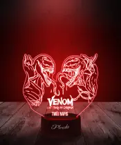Lampka LED 3D Plexido Venom Carnage Marvel