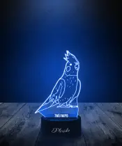 Lampka LED 3D Plexido Prezent Ptak Nimfa Papuga - 2