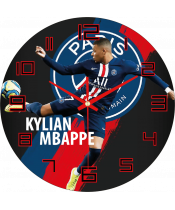 zegar_ścienny_dla_dzieci_plexido_mbappe_PSG