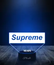 Lampka LED 3D Plexido Napis Supreme