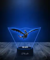 Lampka LED 3D Plexido z Nadrukiem Jak Wytresować Smoka Szczerbatek i Czkawka - 2