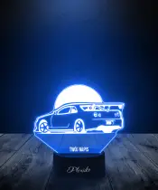 Lampka LED 3D Plexido Samochód Skyline Nissan - 2