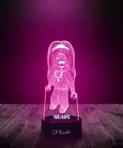 Lampka LED 3D Plexido Roblox Dziewczyna - 2