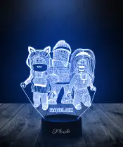 Lampka LED 3D Plexido Gaming Postacie Roblox