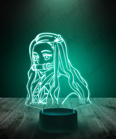 Lampka LED 3D Plexido Demon Slayer Kamado Nezuko - 1