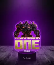 Lampka LED 3D Plexido z Nadrukiem Film Transformers One Postać - 2