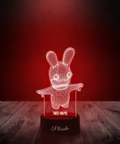 Lampka LED 3D Plexido Bajka Inwazja Królików