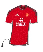 Personalizowana Lampka Nocna Led Piłka Nożna Klub Manchester United Plexido