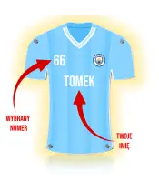 Personalizowana Lampka Nocna Led Piłka Nożna Klub Manchester City Plexido - 2
