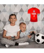Personalizowana Lampka Nocna Led Piłka Nożna Klub FC Bayern Plexido - 3