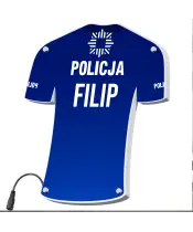 Personalizowana Lampka Nocna Led Policjant Plexido - 5