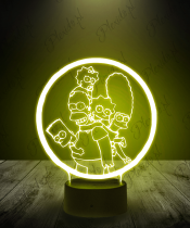 lampka_led_3d_plexido_homer
