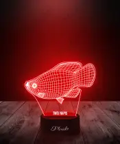 copy of Lampka LED 3D Plexido Delfinek z Piłką - 3