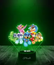 Lampka LED 3D Plexido z Nadrukiem Bajka Bohaterowie Psi Patrol - 3