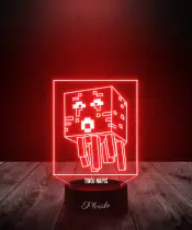 Lampka LED 3D Plexido Minecraft Moby Ghast - 3