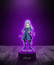 Lampka LED 3D Plexido z Nadrukiem UV Anime Rimuru Tempest - 3
