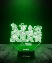 Lampka LED 3D Plexido Security Breach Five Nights at Freddy's - 2