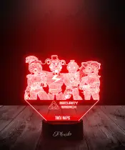 Lampka LED 3D Plexido Security Breach Five Nights at Freddy's - 3