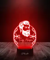 Lampka LED 3D Plexido Fryzjer Barber - 2