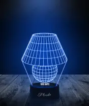 Lampka LED 3D Plexido Lampa z Kloszem - 3