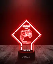Lampka LED 3D Plexido Gracz Pad Play Station - 2