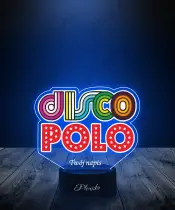 Lampka LED 3D Plexido z Nadrukiem Discopolo - 1